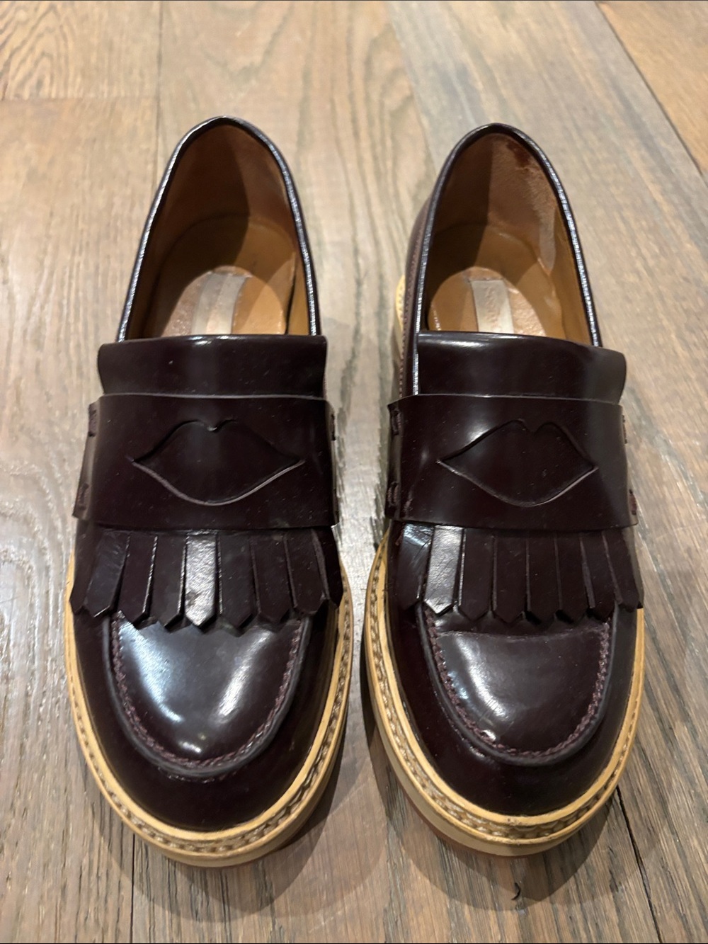 See By Chloe Loafers in Dark Brown with Fringe detail 36